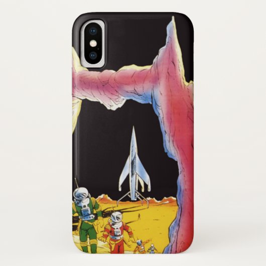 wetenschapskictie, Sci Fi buitenaardse wezens Case-Mate iPhone Case (Achterkant)