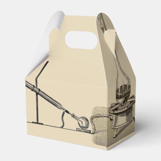 wetenschapslab-apparatuur bedankdoosjes (Achterkant)