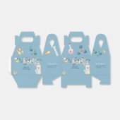 Wetenschapslaboratoria en experimenten verjaardags bedankdoosjes (Uitgevouwen)