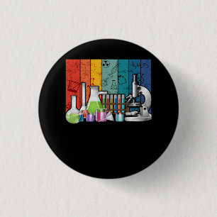 Wetenschapslaboratorium Chemie Teacher Chemistry S Ronde Button 3,2 Cm