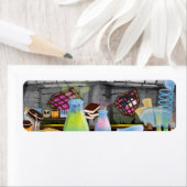 Wetenschapslaboratorium Etiket (Insitu)