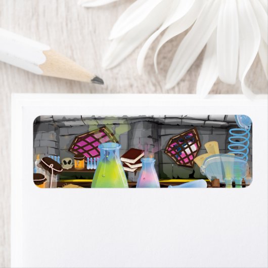 Wetenschapslaboratorium Etiket (Insitu)