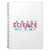 Wetenschapslaboratoriumapparatuur Notitieboek (Voorkant)