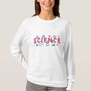 Wetenschapslaboratoriumapparatuur T-shirt