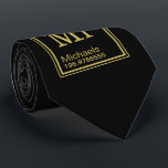 Wetenschapsleraar Aangepaste naam Periodic Table B Stropdas<br><div class="desc">Een zwart gekleurd stropdas met een periodiek tabelelement van de douanenaam voor u of de informatie van uw cadeauontvangers.</div>