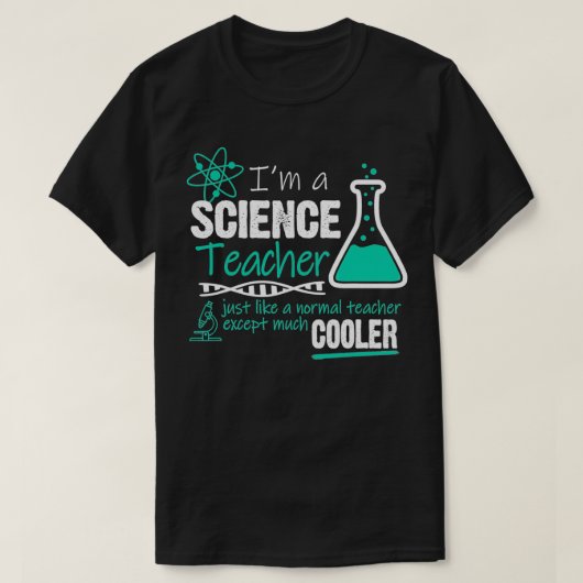 Wetenschapsleraar als normale leraar, veel C T-shirt (Design voorkant)