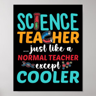 Wetenschapsleraar Behalve Koeler Ck Naar School We Poster