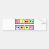 Wetenschapsleraar Bumpersticker (Voorkant)