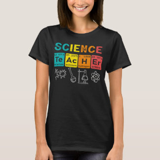 Wetenschapsleraar chemie biologie natuurkunde lera t-shirt