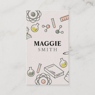 Wetenschapsleraar chemie visitekaartje