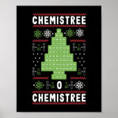 Wetenschapsleraar Chemistree O Chemistree Funny Poster (Voorkant)