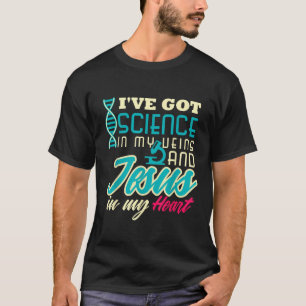 Wetenschapsleraar Christelijke Jesus Biology Chemi T-shirt