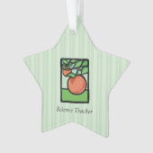 Wetenschapsleraar Dank je, Apple Ornament (voorkant)
