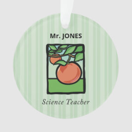 Wetenschapsleraar Dank je, Apple Ornament