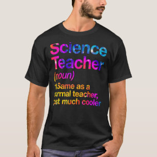 Wetenschapsleraar Definitie eerste dag T-shirt