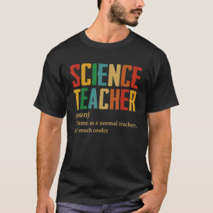 Wetenschapsleraar Definitie Terug naar school T-shirt