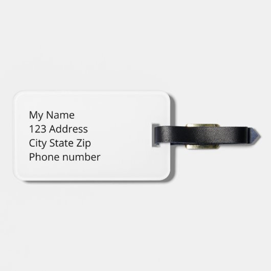 Wetenschapsleraar EMC2-formule Bagagelabel (Achterkant horizontaal)