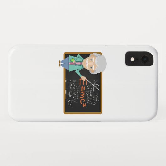 Wetenschapsleraar EMC2-formule Case-Mate iPhone Case (Achterkant (horizontaal))