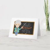 Wetenschapsleraar EMC2-formule Kaart (Voorkant)