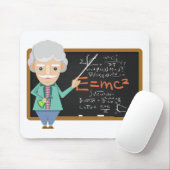 Wetenschapsleraar EMC2-formule Muismat (Met muis)