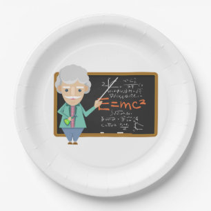 Wetenschapsleraar EMC2-formule Papieren Bordje