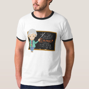 Wetenschapsleraar EMC2-formule T-shirt