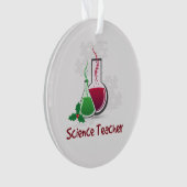 Wetenschapsleraar, experimenten met kerst ornament (voorkant)