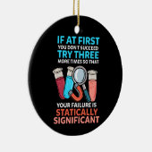 Wetenschapsleraar Funny Science Keramisch Ornament (Rechts)