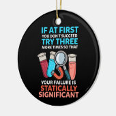 Wetenschapsleraar Funny Science Keramisch Ornament (Links)