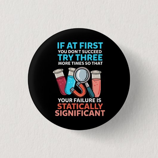 Wetenschapsleraar Funny Science Ronde Button 3,2 Cm (Voorkant)