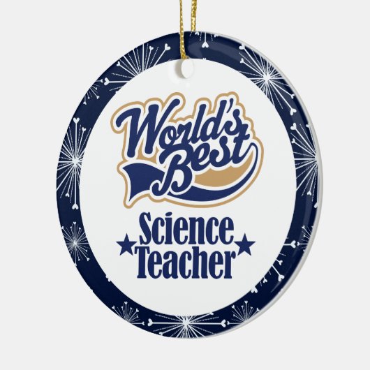 Wetenschapsleraar Gift Ornament (Links)