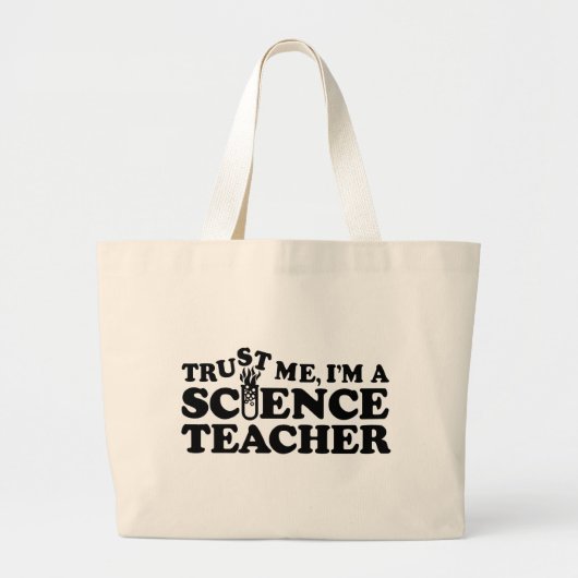 Wetenschapsleraar Grote Tote Bag (Voorkant)