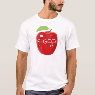 Wetenschapsleraar Isaac Newton wet zwaartekracht A T-shirt