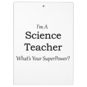 Wetenschapsleraar Klembord (Achterkant)