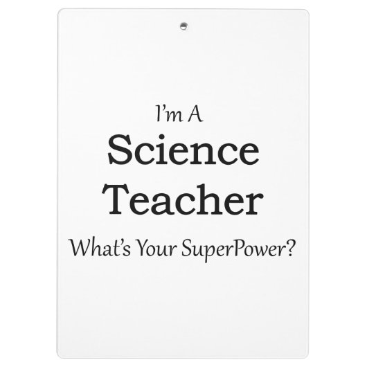 Wetenschapsleraar Klembord (Achterkant)