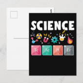 Wetenschapsleraar Laboratoriumchemie Briefkaart (Voorkant / Achterkant)