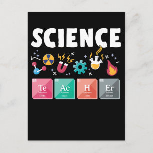 Wetenschapsleraar Laboratoriumchemie Briefkaart