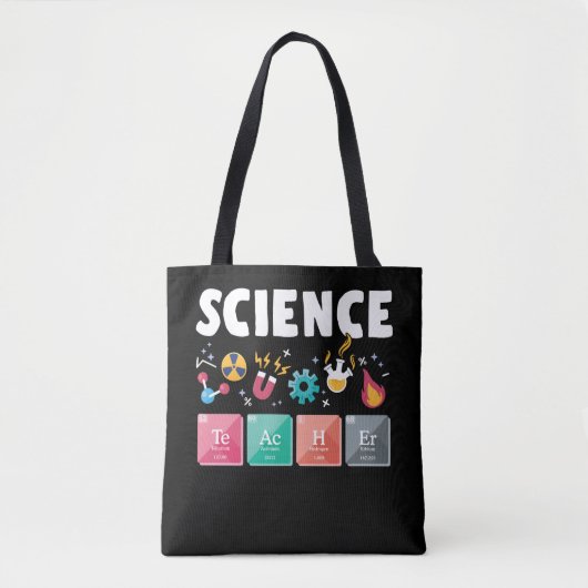 Wetenschapsleraar Laboratoriumchemie Tote Bag (Voorkant)
