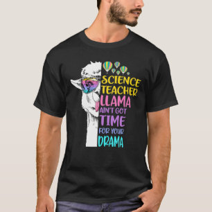 Wetenschapsleraar Llama T-shirt