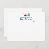 Wetenschapsleraar onderzoeker Stationery Kaart (Voorkant / Achterkant)