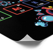 Wetenschapsleraar Periodieke Tafelchemie-elementen Poster (Hoek)