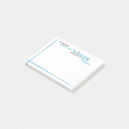 Wetenschapsleraar Post-it Notes (Schuin)