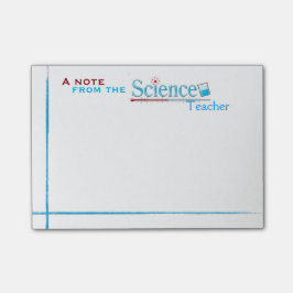 Wetenschapsleraar Post-it Notes