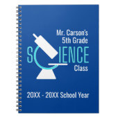 Wetenschapsleraar | Speciaal Notitieboek voor micr (Voorkant)