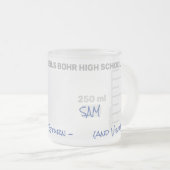 Wetenschapsleraar Student Lab Beaker Afstuderen Gi Matglas Koffiemok (Voorkant rechts)