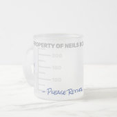 Wetenschapsleraar Student Lab Beaker Afstuderen Gi Matglas Koffiemok (Voorkant links)