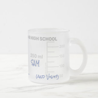Wetenschapsleraar Student Lab Beaker Afstuderen Gi Matglas Koffiemok