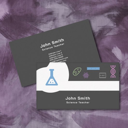 Wetenschapsleraar Visitekaartje