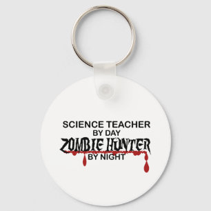 Wetenschapsleraar Zombie Hunter Sleutelhanger