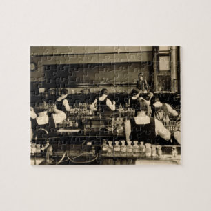 Wetenschapsles op de London Grammar School voor Gi Legpuzzel